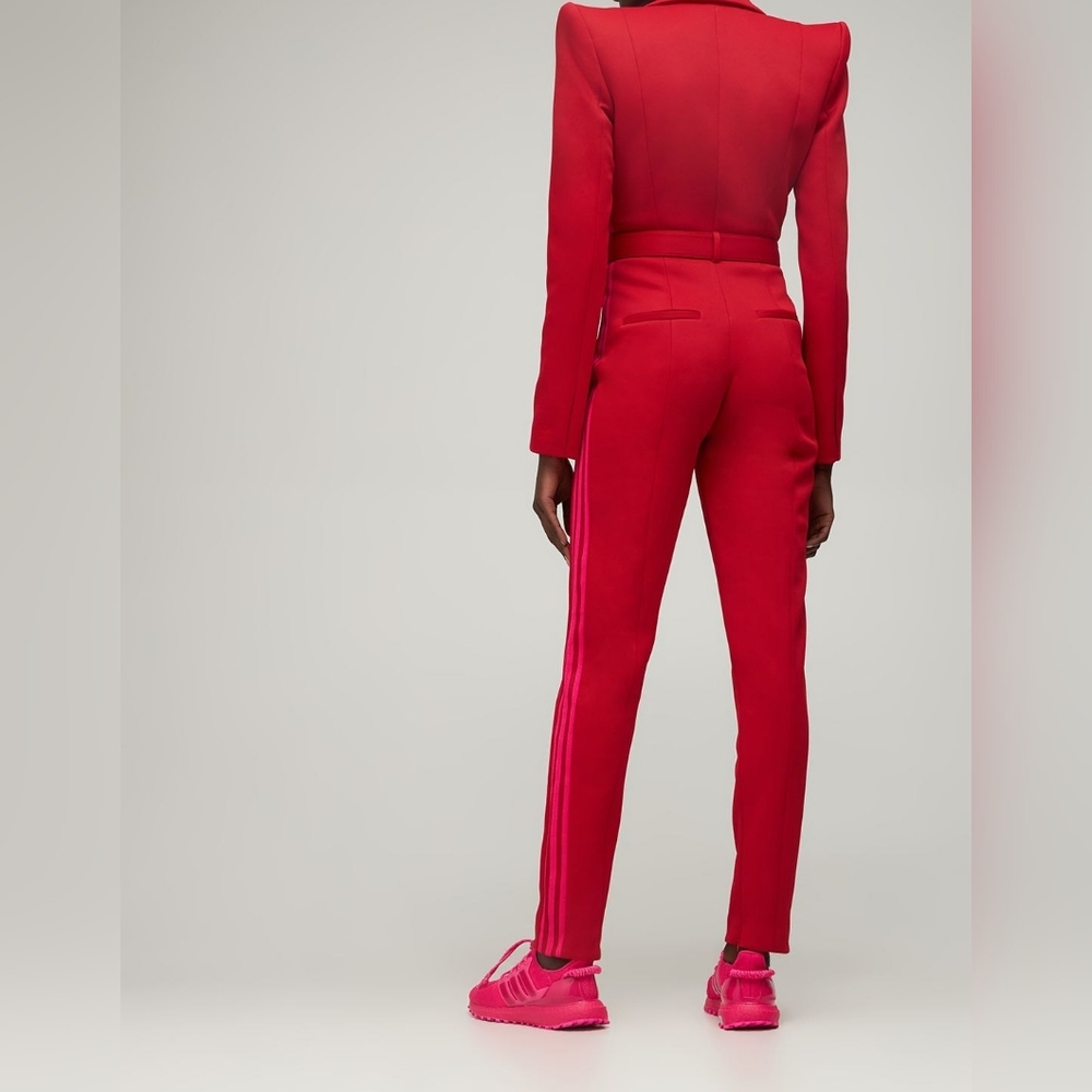 Adidas x Ivy park Jumpsuit 3.0 Power Red w/ Pink Stripes Size L BNWT - Picture 9 of 16